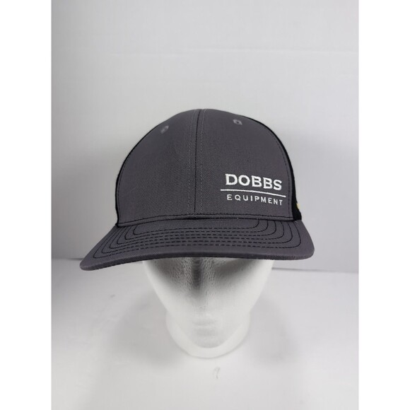 John Deere Dobbs Equipment SnapBack Trucker Hat Black Gray EUC One Size Fits All - Picture 1 of 6